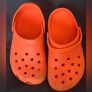 Crocs- coral colored crocs for kids